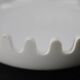 Mebel Clam ashtray from the 1970s by Alan Fletcher in white.