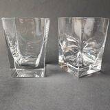 2 Sèvres crystal whisky glasses, KEOS model