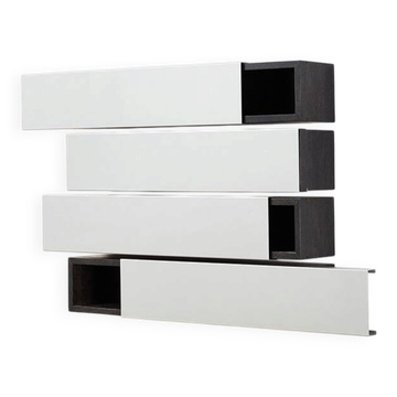 Unique Set of 4 A-Line Horizontals by Shigeru Uchida for Pastoe 1999