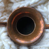 Pot Villedieu in hammered copper