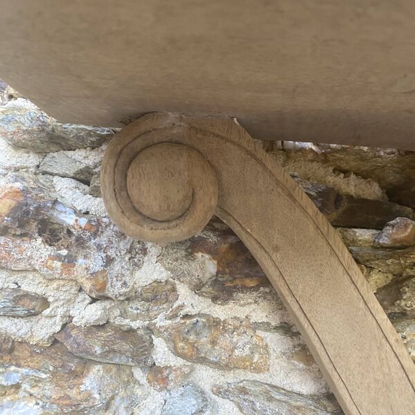 étagère murale ou console murale en bois sculpté