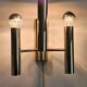 Set of Two Rare Midcentury Wall Lamp, Gaetano Sciolari, Italy, 1970s