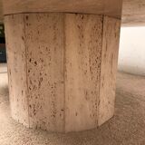 1970 travertine coffee table