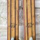 Pair of vintage Rossignol Hickory wooden skis