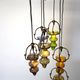 Brutalist stalactite chandelier by Nanny Still for Massive Belgium, 1960s