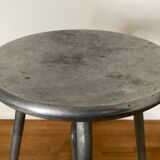 Habitat aluminium cast iron stool 1980