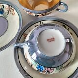 Japanese porcelain cups and saucers