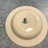 Assiette ancienne porcelaine opaline de Gien