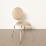 Low white presentation table or bench