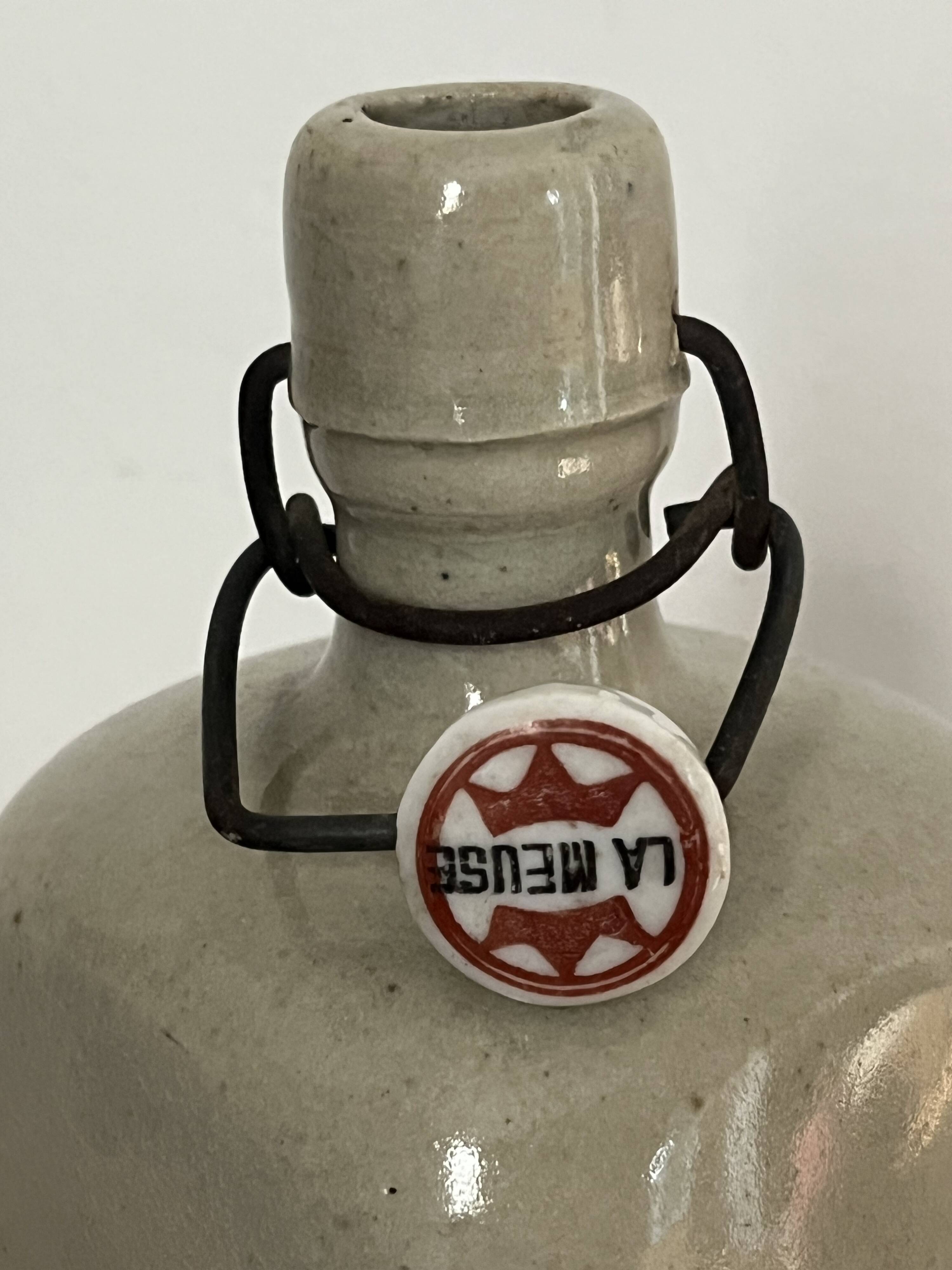 Stoneware bottle "La Meuse"