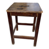 Workshop stool with solid wood handle 46cm