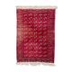 Nice big vintage carpet Bokhara handmade 200x282 cm