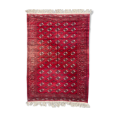 Nice big vintage carpet Bokhara handmade 200x282 cm