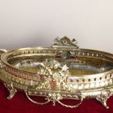 Gilded bronze planter