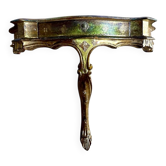 Console florentine vintage en bois doré