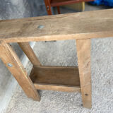 Old wooden workbench for children