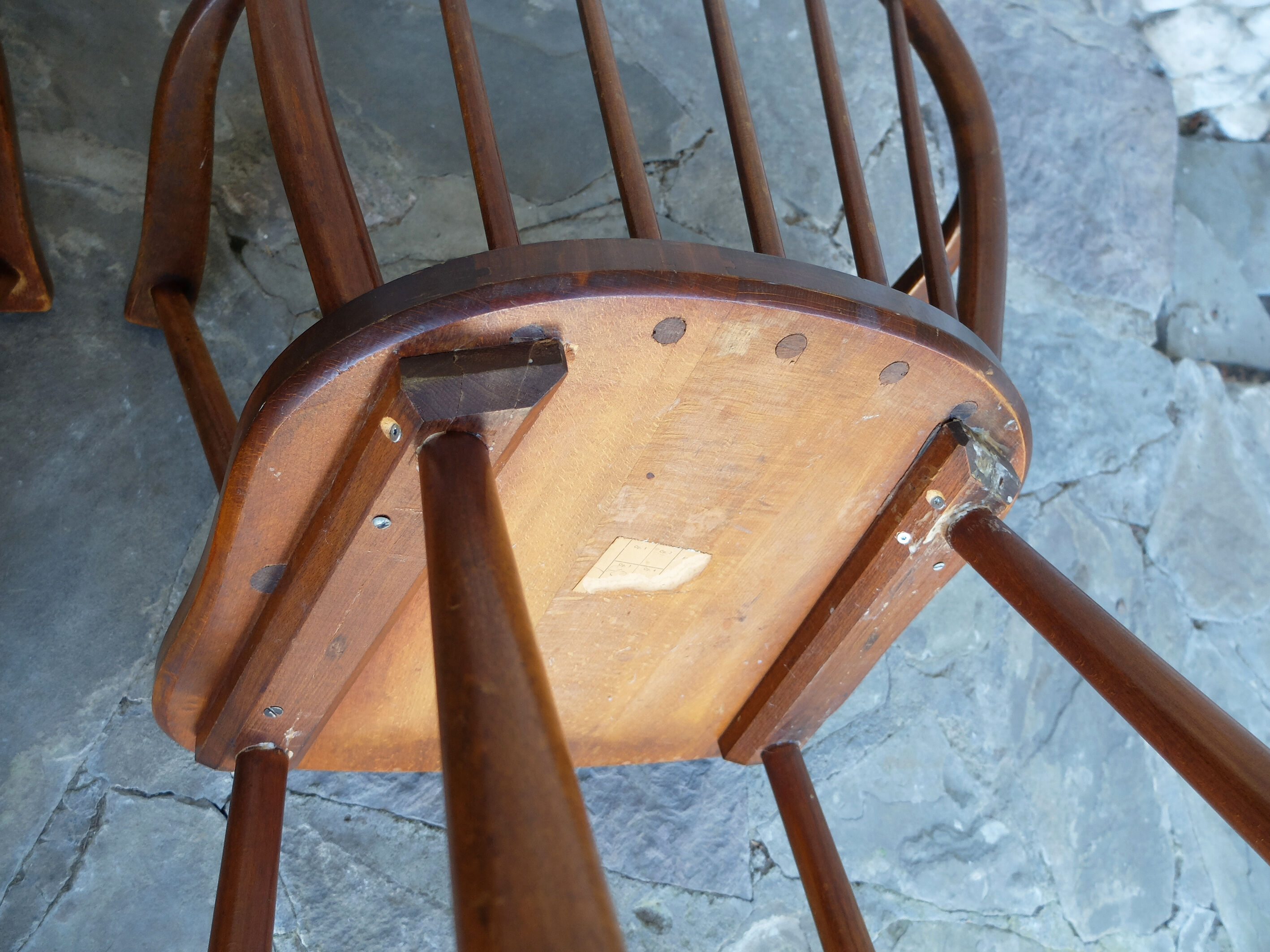 Pair of Scandinavian bars with solid wood Denmark