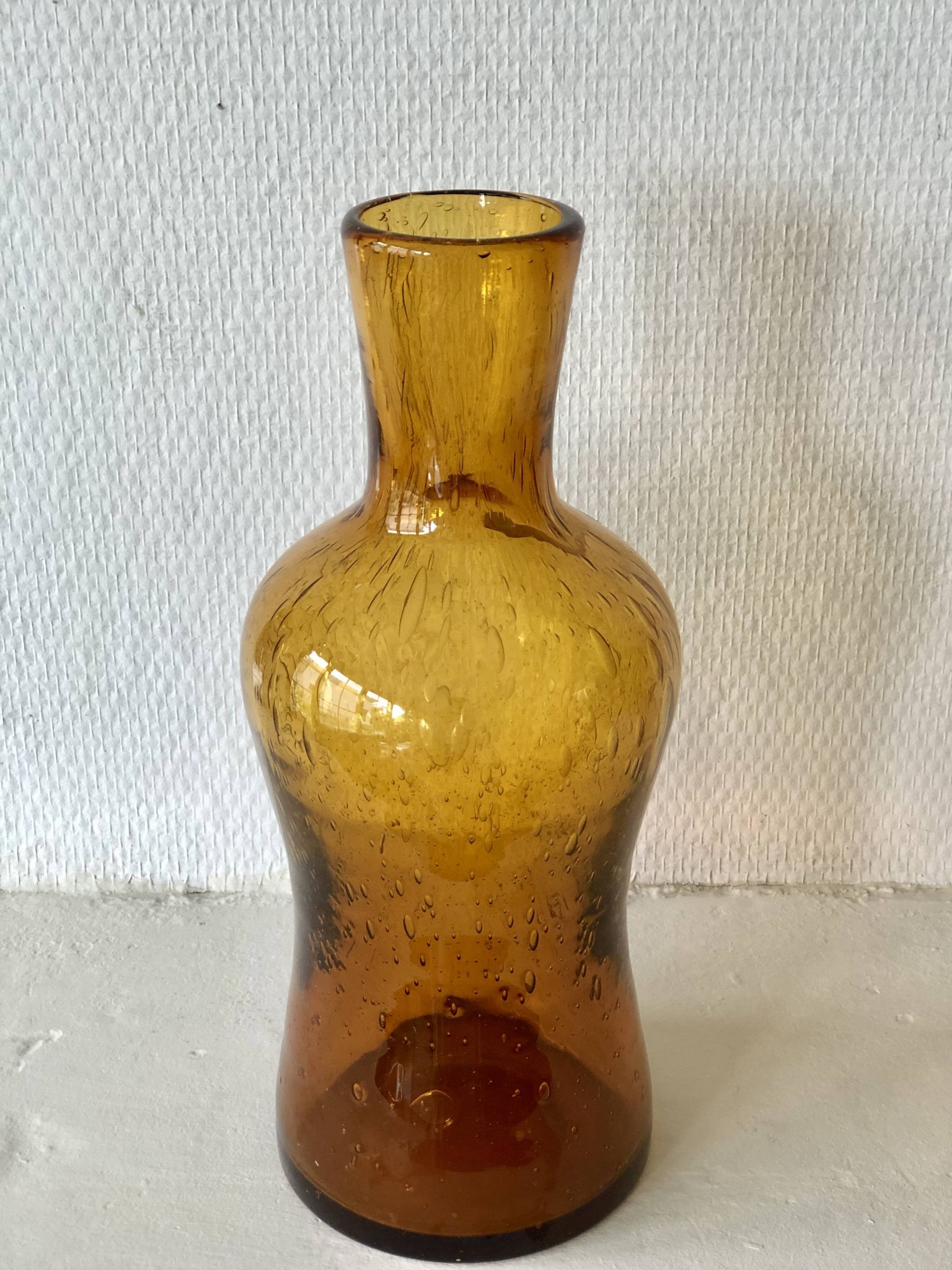 Carafe en verre bullé La Rochère