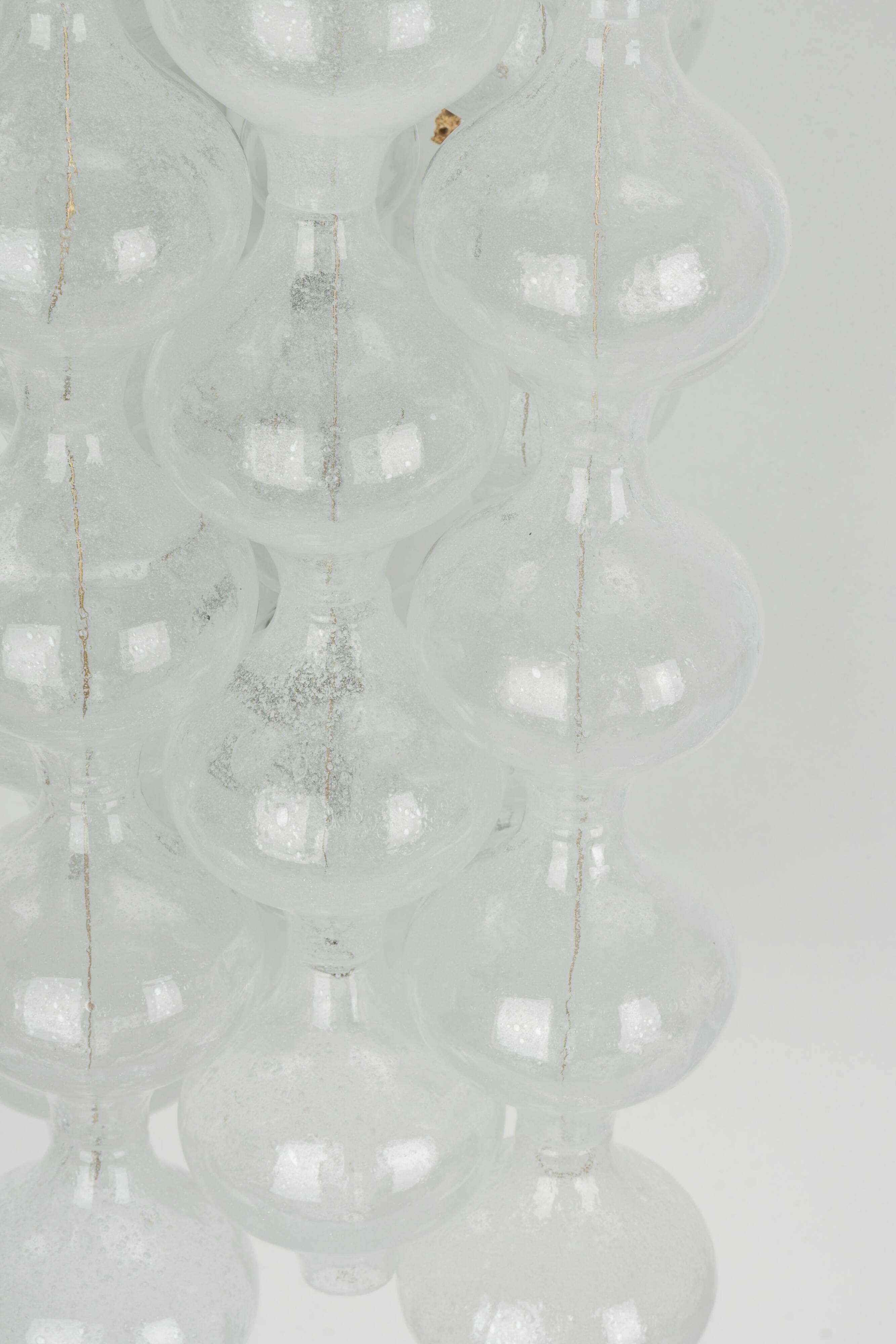 Extra large wall lamp Kalmar 'Tulip', Austria, 1970s