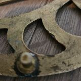 Brass trivet Sleeping Swan