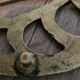 Brass trivet Sleeping Swan