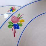 Set of 6 vintage soup plates from the Gien factory, Nice model