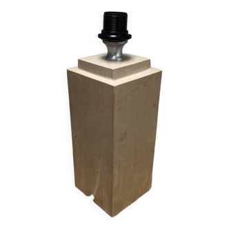 Vintage travertine lamp