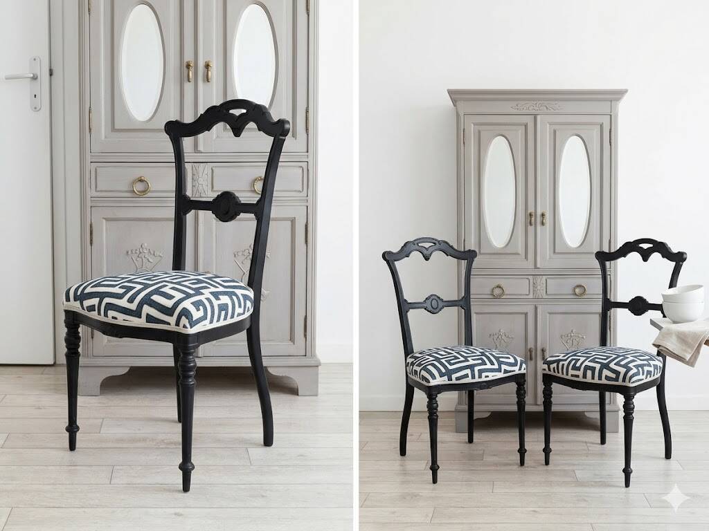 Pair of Napoleon III chairs