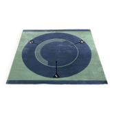 Tapis "Moins c'est plus" de C. Duc pour Toulemonde Bochart, France années 80