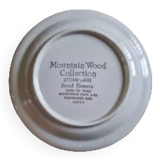 Lot de 6 assiettes en grès Mountain Wood Collection