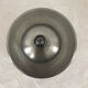 Ceramic salt jar pewter lid stamped J G