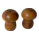 Wooden Mushroom Salt and Pepper Shakers