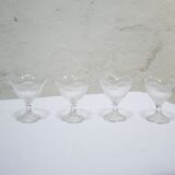 Set of 4 vintage ice cups