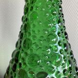 Empoli green glass bottle