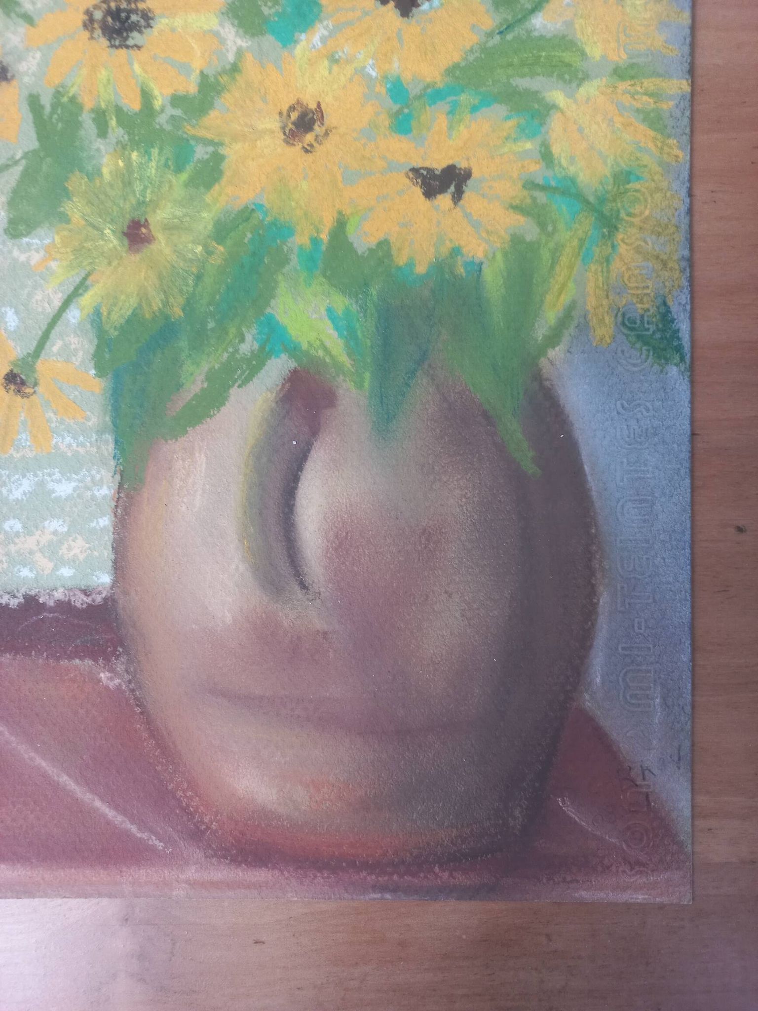 Pastel bouquet de fleurs