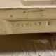 Double basin sink/cream beige bowl