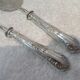 Superb 2-piece ice cream serving set, Boulenger LXV goldsmith scales