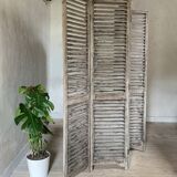 Vintage louvered slat screen