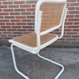 Set of 4 Cesca b32 model chairs in white