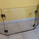 Fire or sparks glass and golden brass