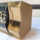 Vintage Jaz flip flap alarm clock model Vibric - 1974 - Orange and Gold
