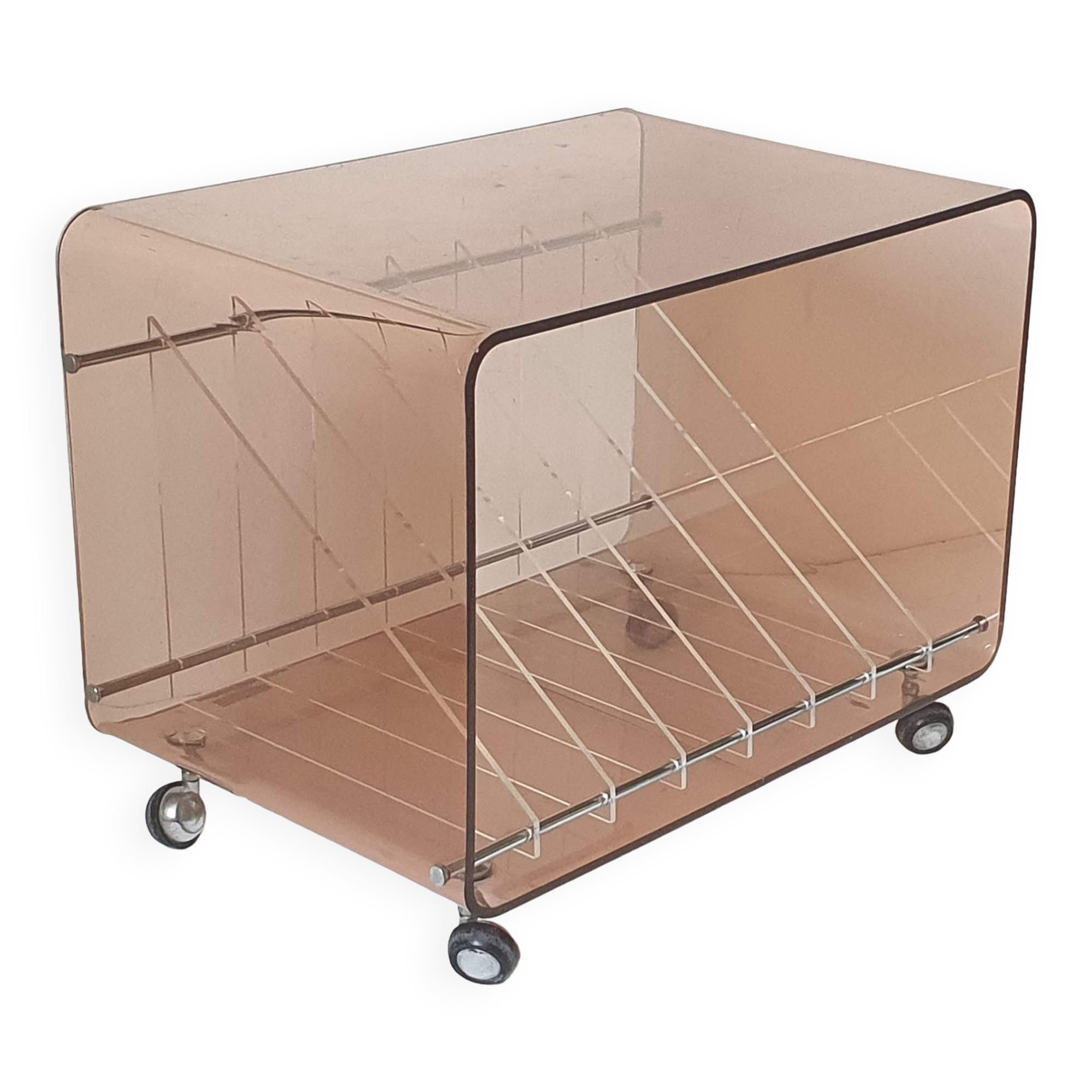 Vinyl storage table Michel Dumas Creations