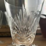 Cut crystal wine glasses