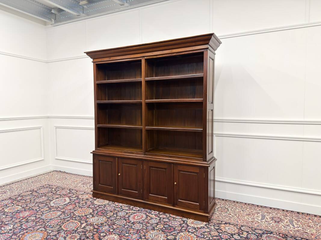 Classic English Semi Open Bookcase