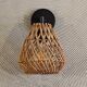 Rattan & Bamboo Classic Sconce Lamp, 15x17Cm