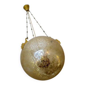 suspension en verre dépoli