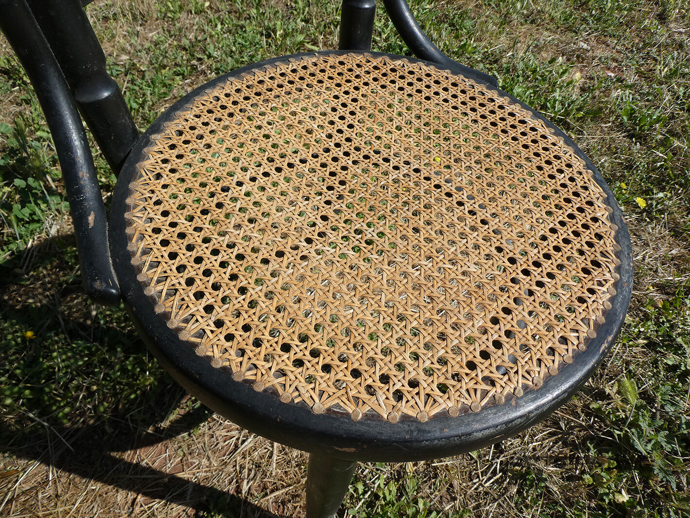 Lot de 3 chaises bistrot Fischel noires