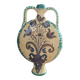 Vase gourde ancienne en céramique d'art hongrois