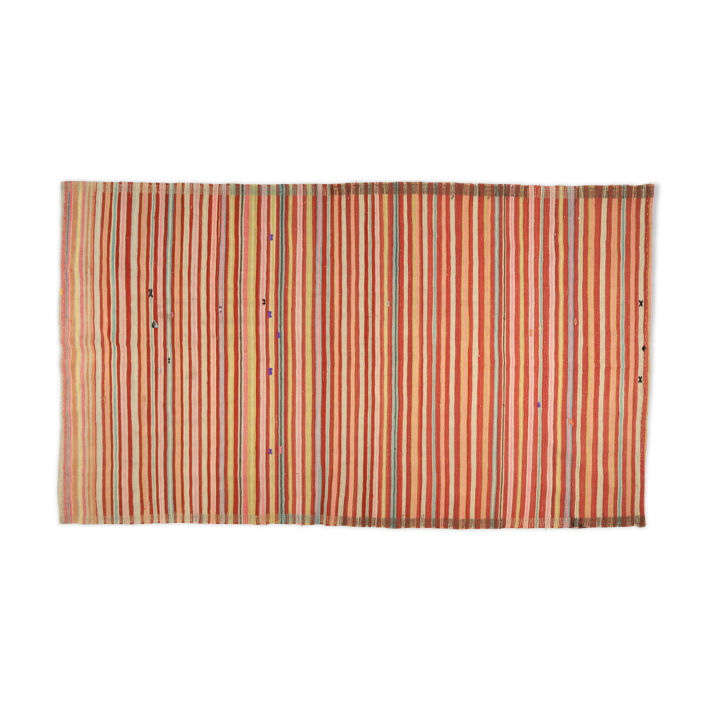 Anatolian handmade kilim rug 291 cm x 170 cm