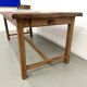 Antique farmhouse table in solid cherry wood